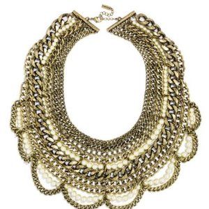 Baublebar Pearl Courtney Bib Gold - Used